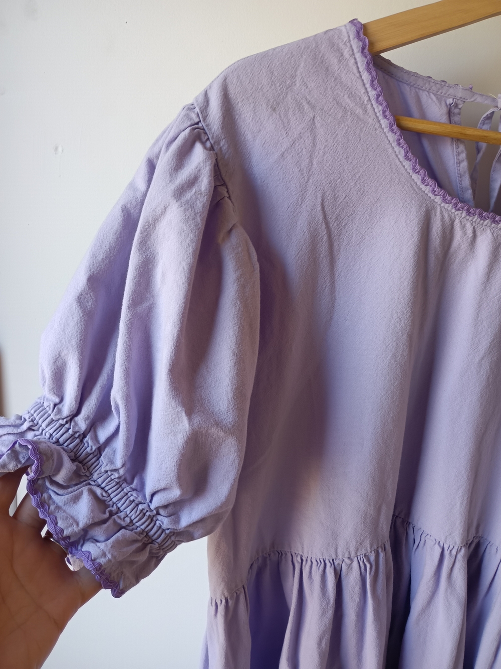 Shop Noble 'Franny' Dress in Lilac - Picture 4 of 11